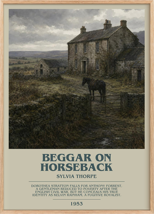 Beggar on Horseback Bookish Wall Art by Sylvia Thorpe