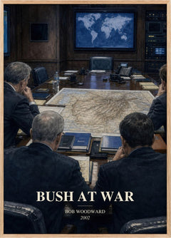 Bush at war Book Watercolour Illustration by Bob Woodward
