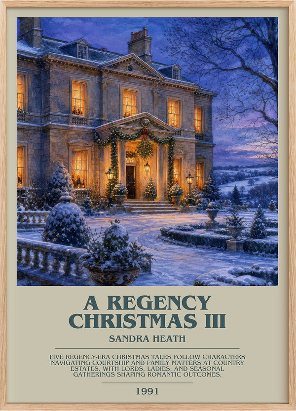 A Regency Christmas III Bookish Wall Art by Sandra Heath