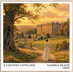 A Country Cotillion Literary Art Print by Sandra Heath