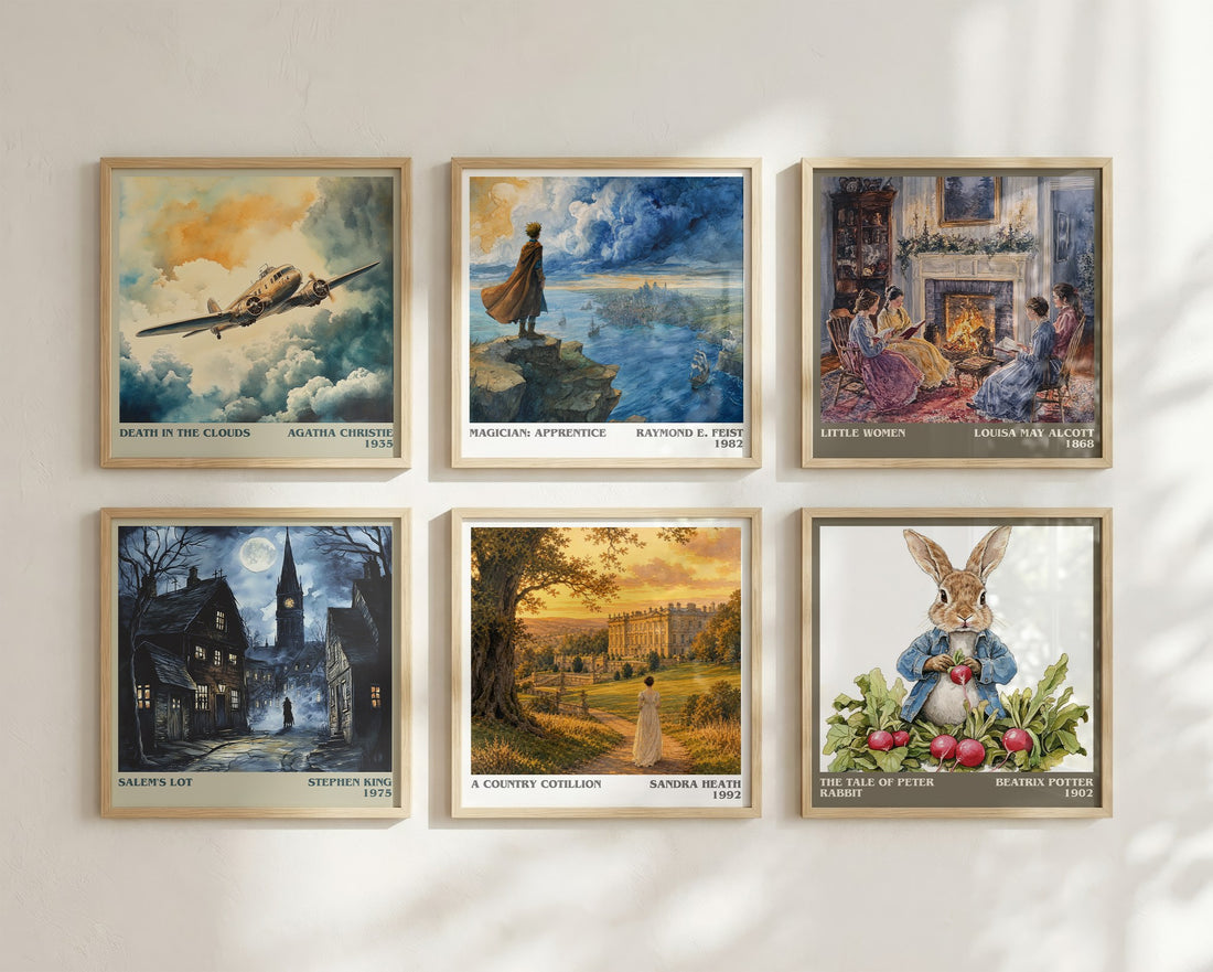 A Country Cotillion literary art print colour and style options – Sandra Heath book art