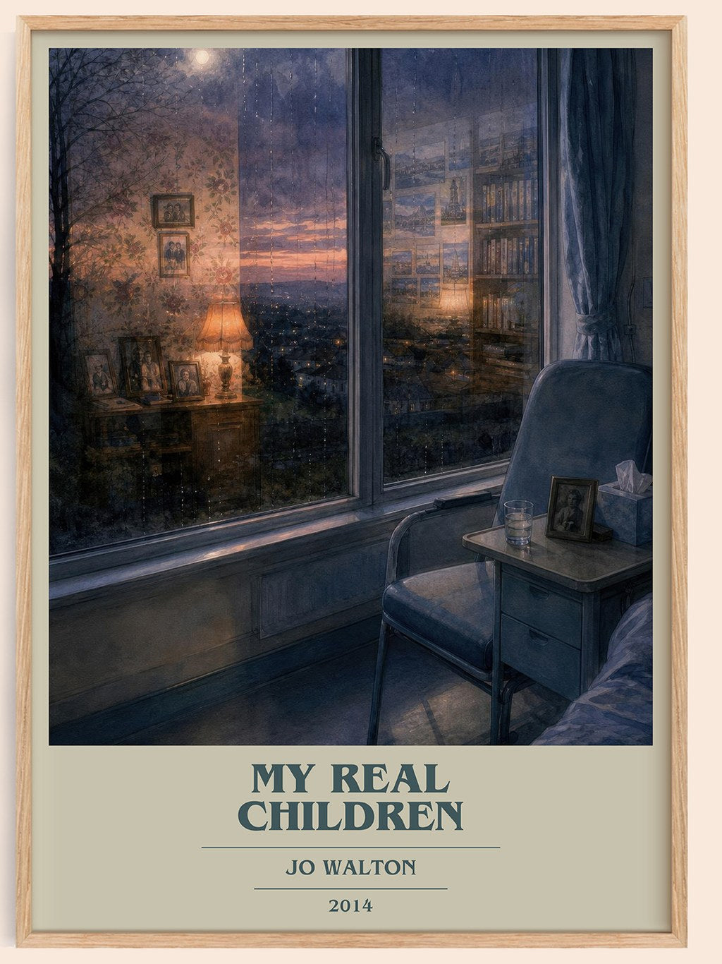 My real children book cover book poster by Jo Walton – framed literary art print