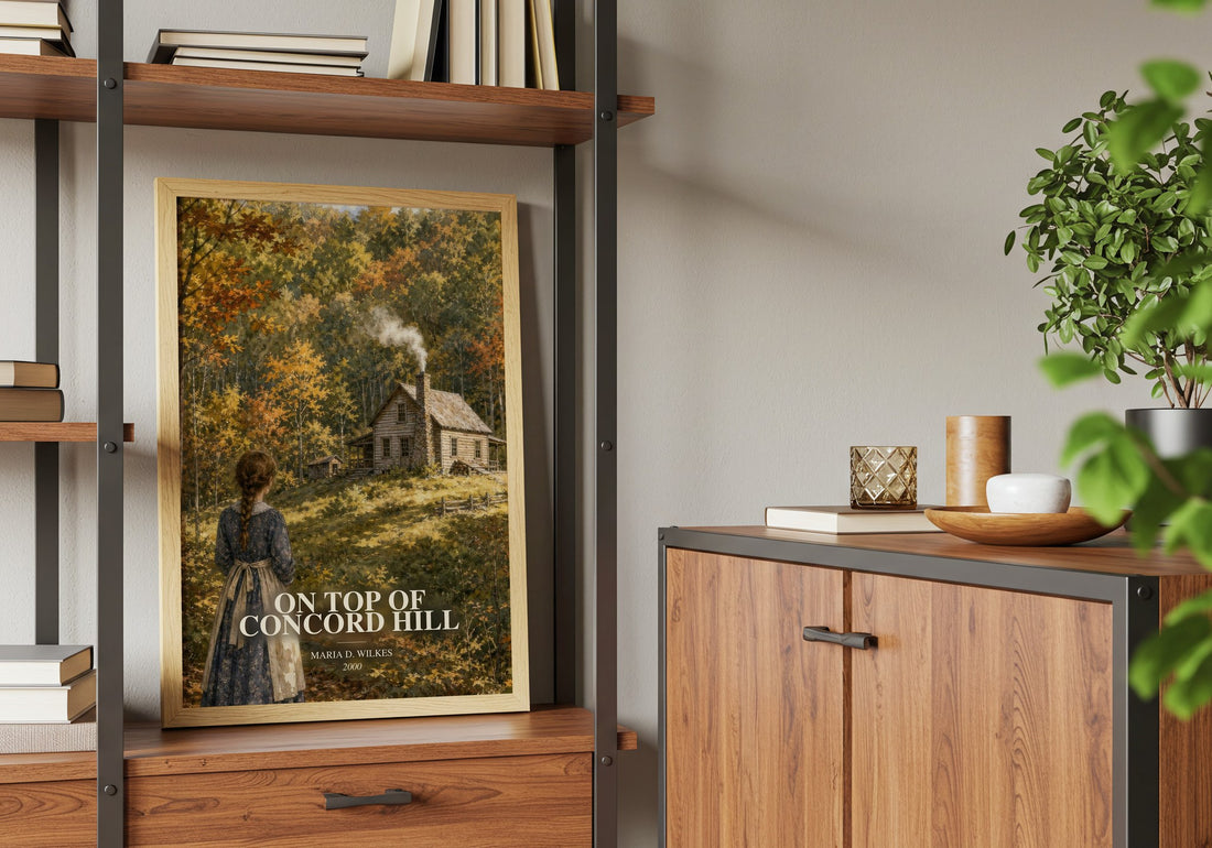On top of Concord Hill book watercolour illustration paper finish options – matte satin gloss