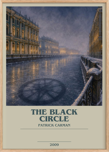 The Black Circle Bookish Wall Art by Patrick Carman