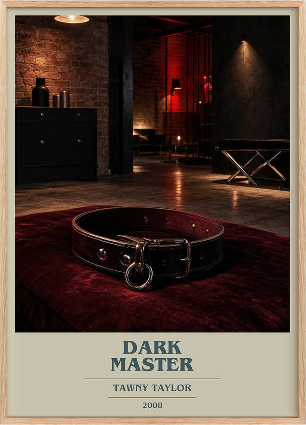 Dark Master Book Cover Poster by Tawny Taylor