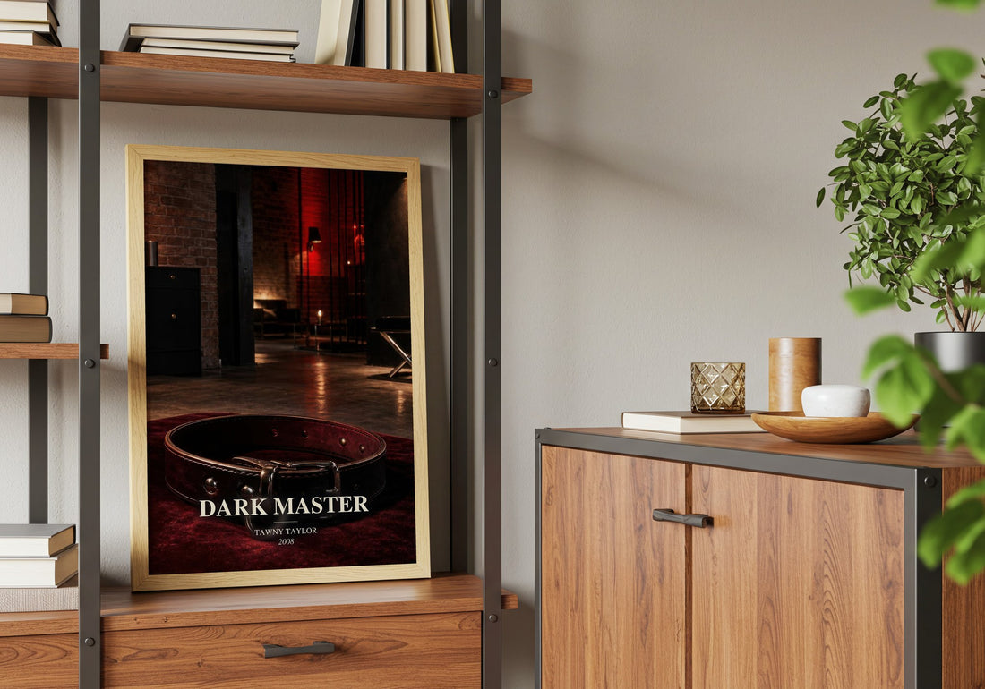 Dark Master book watercolour illustration paper finish options – matte satin gloss
