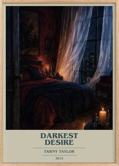 Darkest desire Book Cover Poster by Tawny Taylor