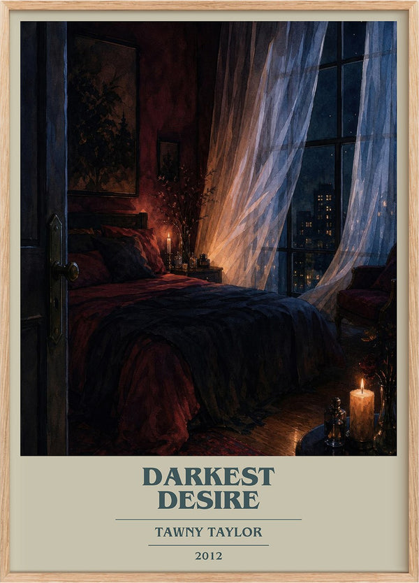 Darkest desire Book Cover Poster by Tawny Taylor