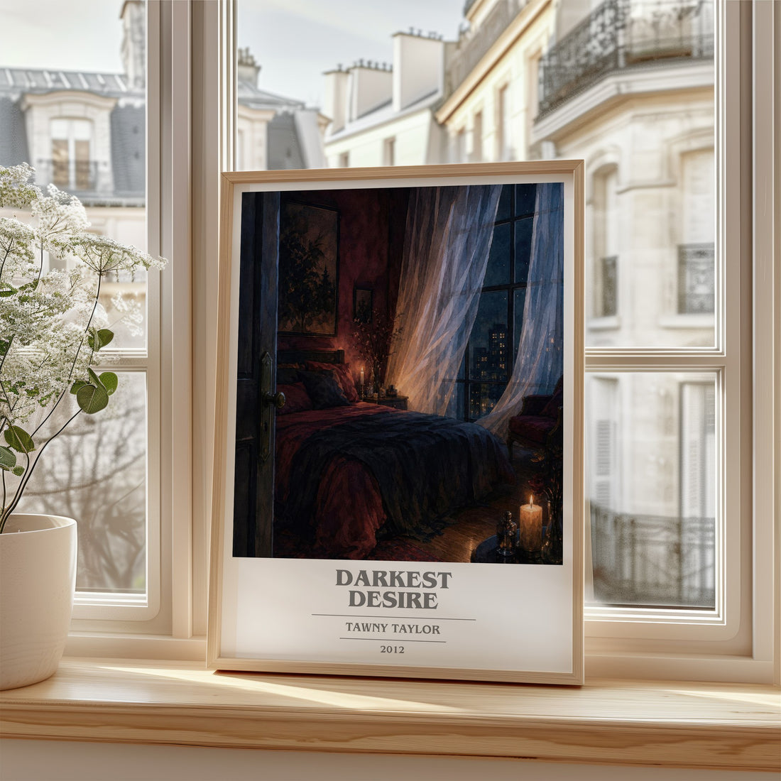 Darkest desire book cover poster colour and style options – Tawny Taylor book art