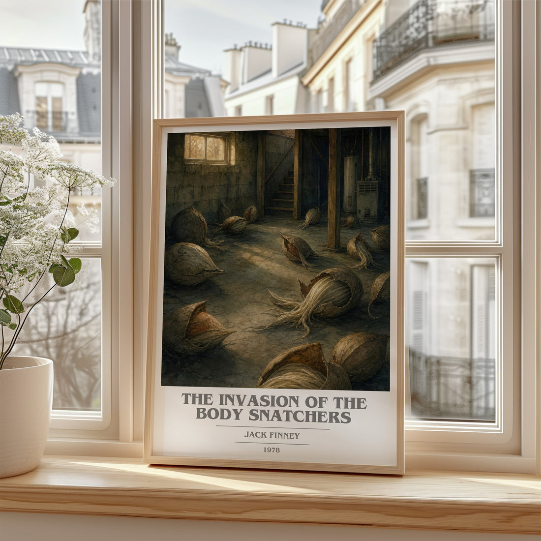The Invasion of the Body Snatchers book cover poster colour and style options – Jack Finney book art