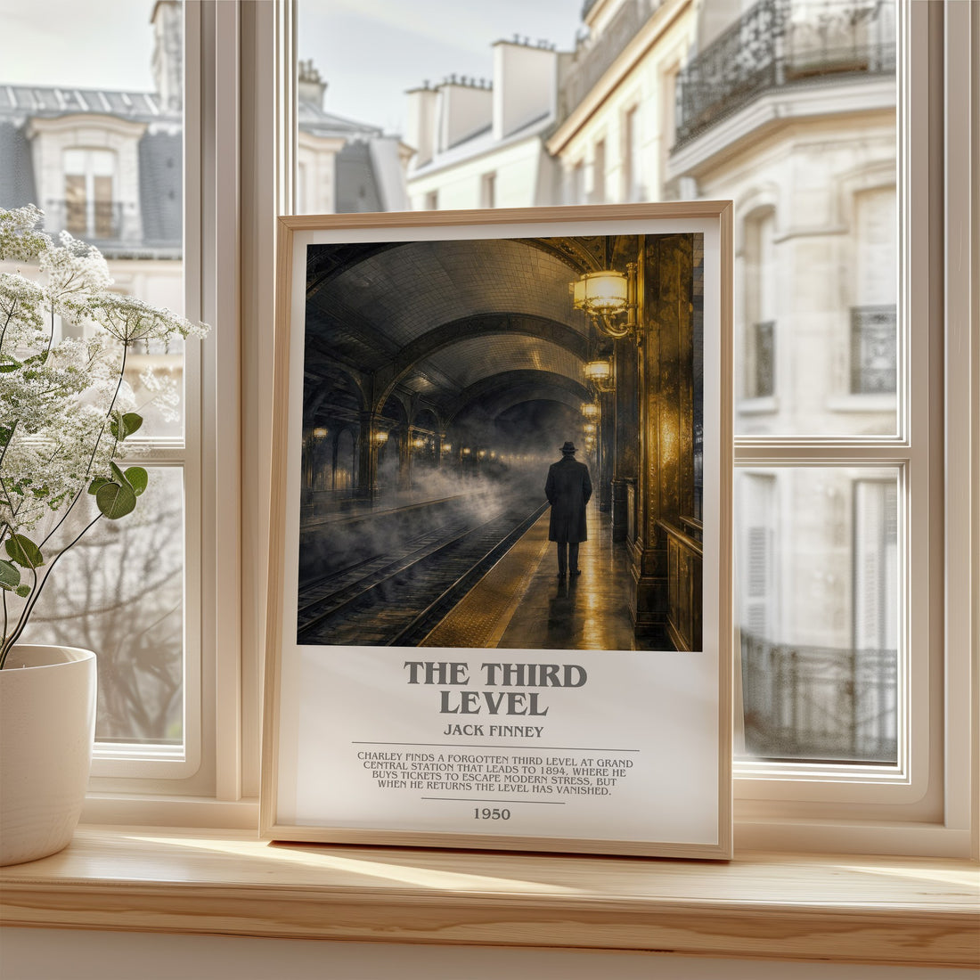 The third level bookish poster colour and style options – Jack Finney book art