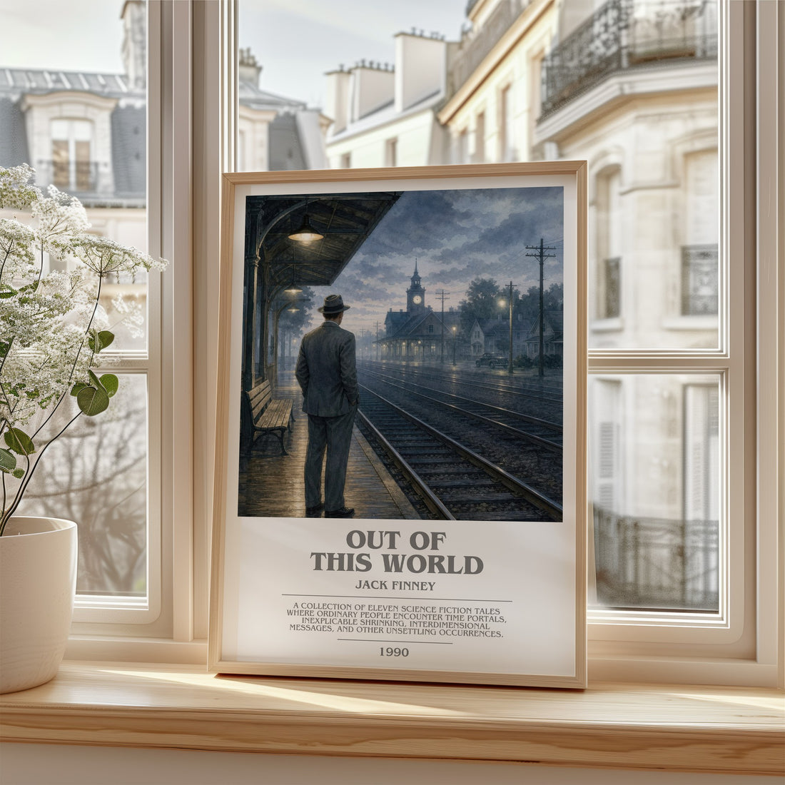 Out of this world bookish poster colour and style options – Jack Finney book art