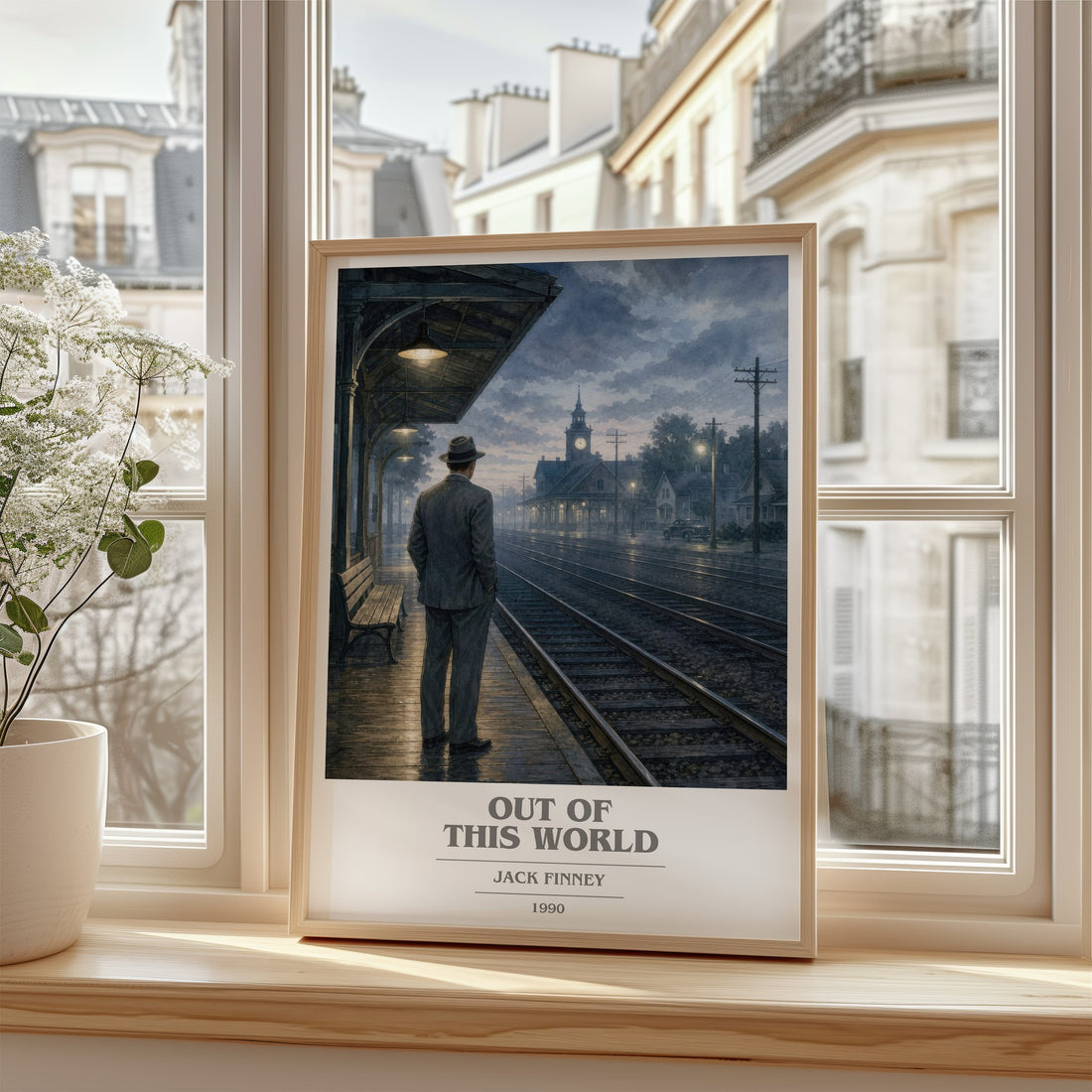 Out of this world book cover poster colour and style options – Jack Finney book art