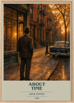 About time Book Cover Poster by Jack Finney