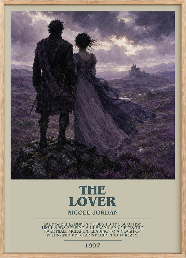 The Lover Bookish Wall Art by Nicole Jordan