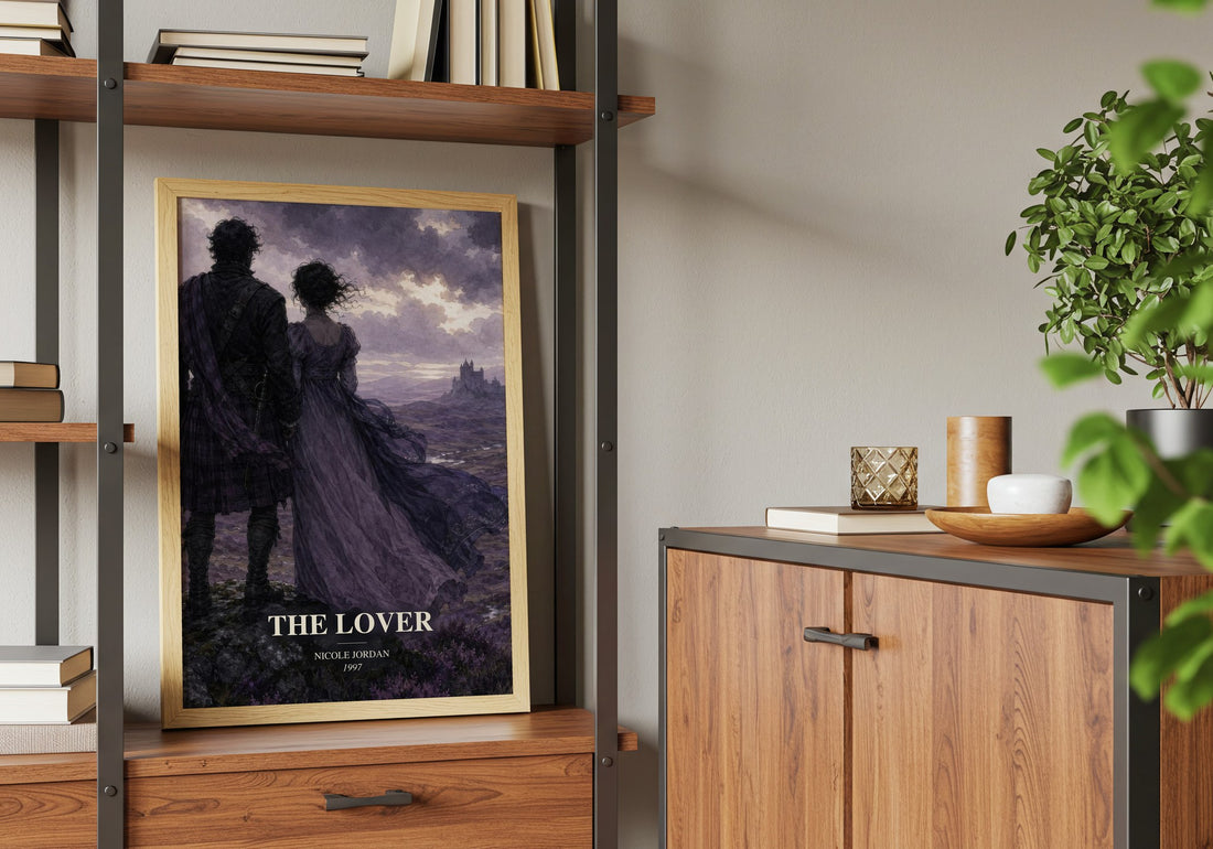 The Lover book watercolour illustration paper finish options – matte satin gloss