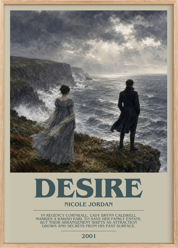 Desire Bookish Wall Art by Nicole Jordan