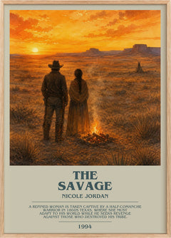 The Savage Bookish Wall Art by Nicole Jordan
