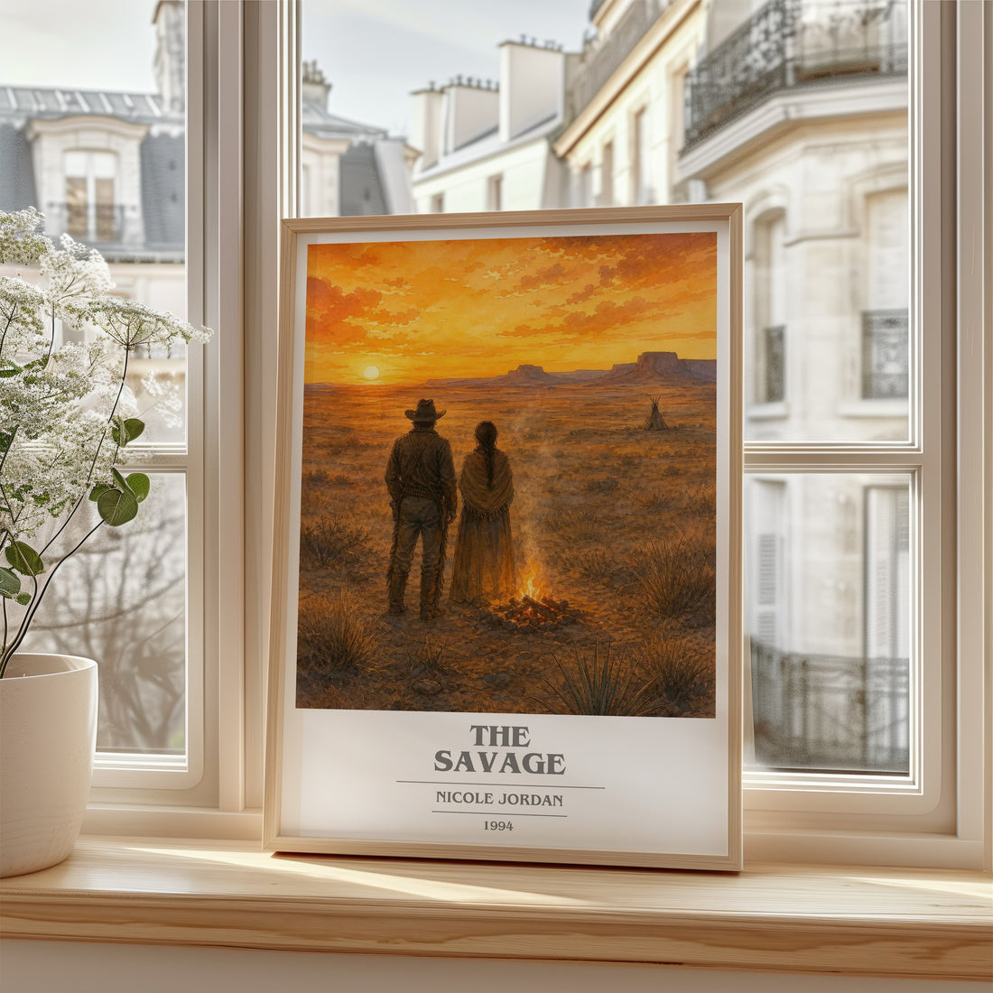 The Savage book cover poster colour and style options – Nicole Jordan book art