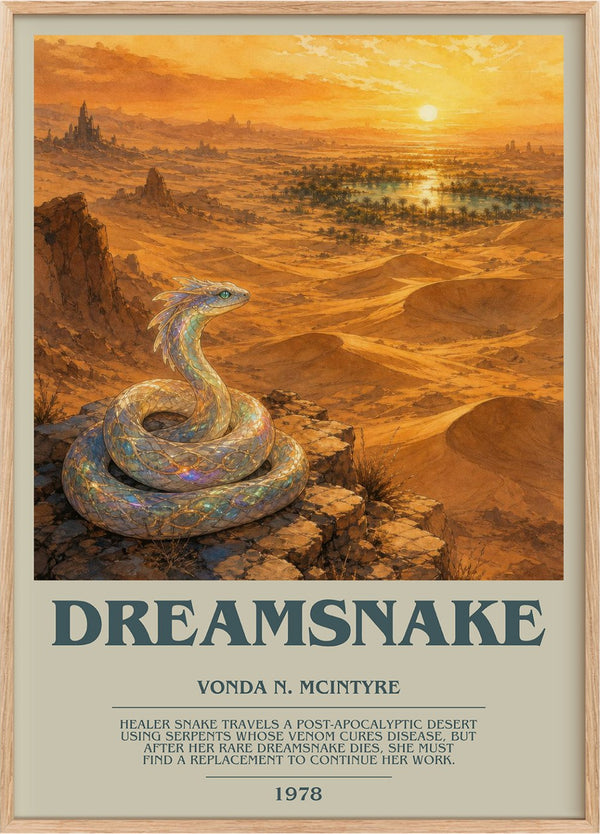 Dreamsnake Bookish Wall Art by Vonda N. McIntyre