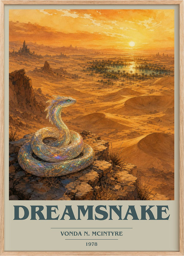 Dreamsnake Book Cover Poster by Vonda N. McIntyre