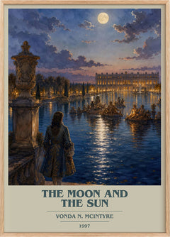 The Moon and the Sun Book Cover Poster by Vonda N. McIntyre