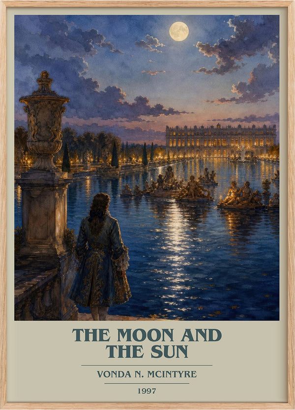 The Moon and the Sun Book Cover Poster by Vonda N. McIntyre