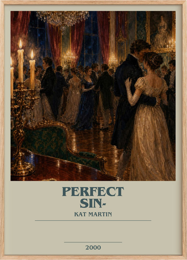 Perfect Sin- Bookish Wall Art by Kat Martin