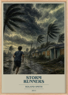 Storm Runners Book Cover Poster by Roland Smith