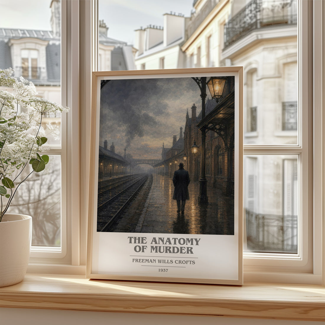 The Anatomy of murder book cover poster colour and style options – Freeman Wills Crofts book art