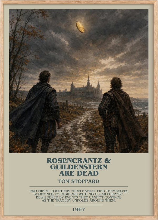Rosencrantz & Guildenstern are dead Bookish Wall Art by Tom Stoppard