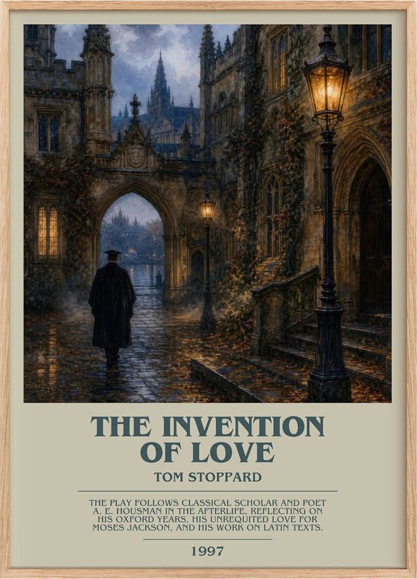 The invention of love Bookish Wall Art by Tom Stoppard