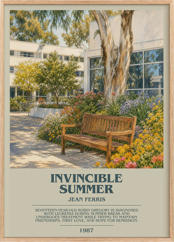 Invincible Summer Bookish Wall Art by Jean Ferris
