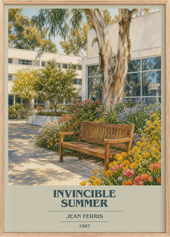 Invincible Summer Book Cover Poster by Jean Ferris
