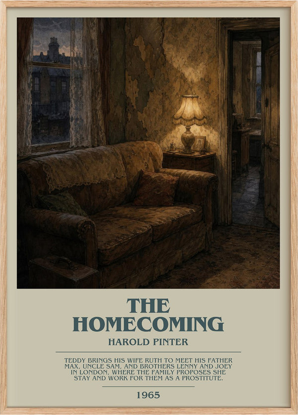 The homecoming Bookish Wall Art by Harold Pinter