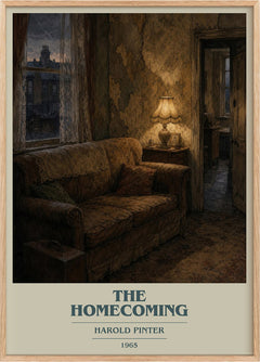 The homecoming Book Cover Poster by Harold Pinter