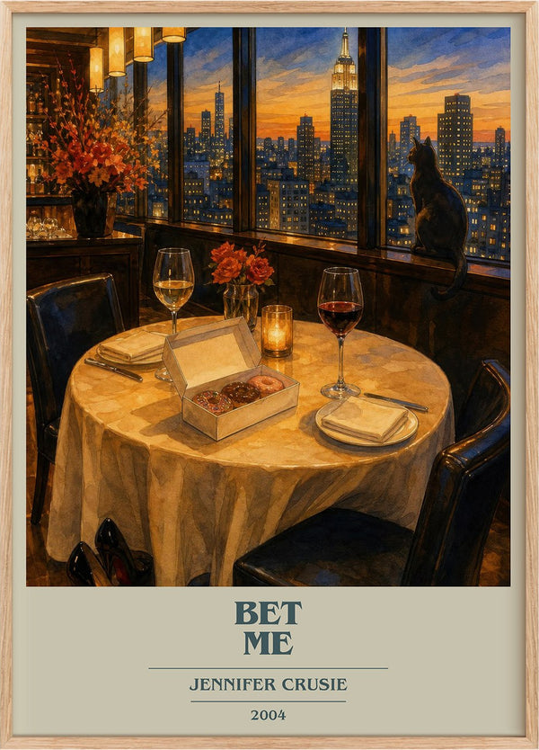 Bet me Book Cover Poster by Jennifer Crusie