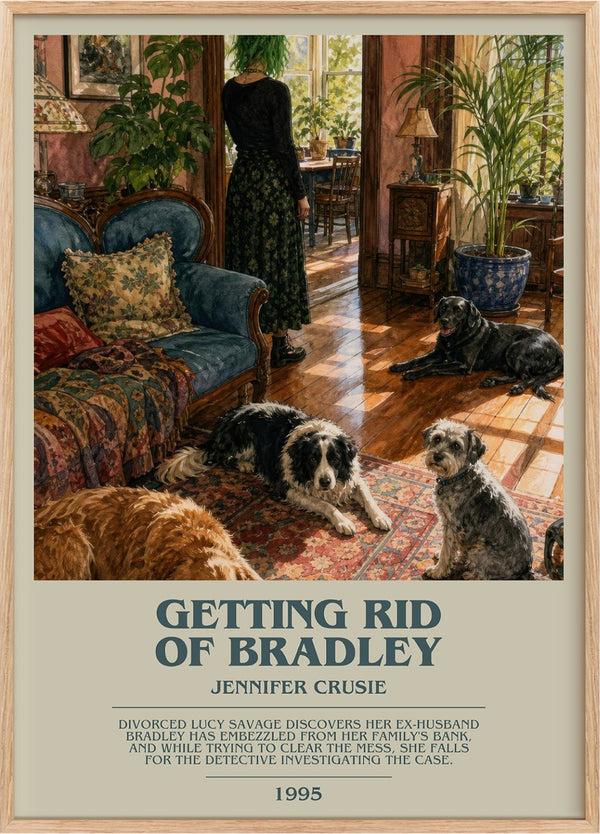 Getting rid of Bradley Bookish Wall Art by Jennifer Crusie
