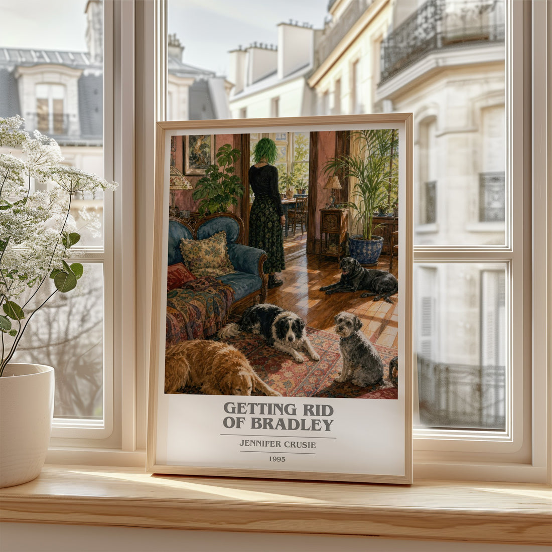 Getting rid of Bradley book cover poster colour and style options – Jennifer Crusie book art
