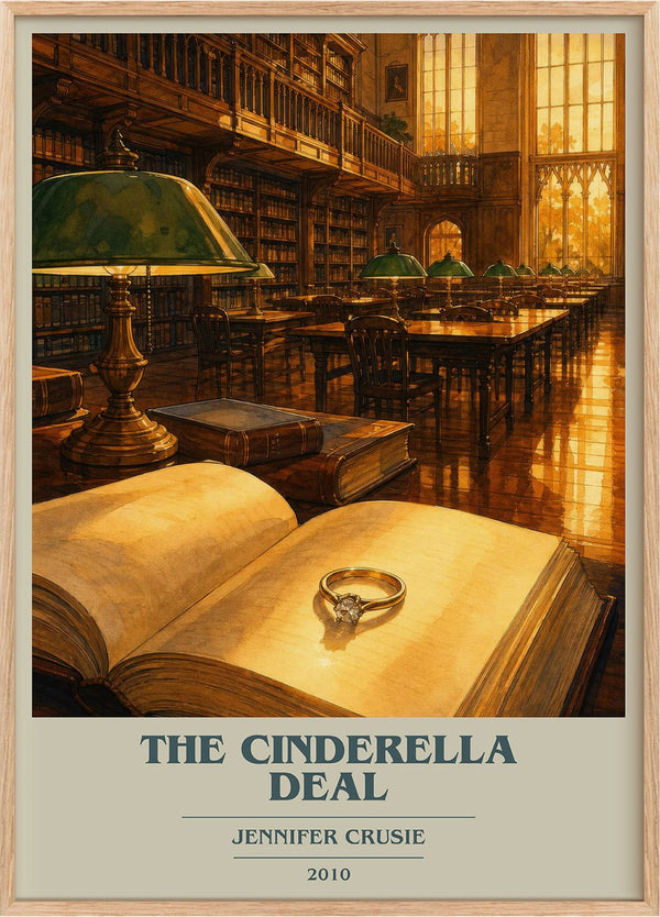 The Cinderella Deal Book Cover Poster by Jennifer Crusie