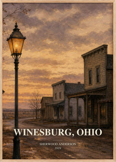 Winesburg, Ohio Book Watercolour Illustration by Sherwood Anderson
