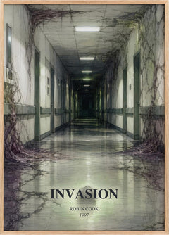 Invasion Book Watercolour Illustration by Robin Cook