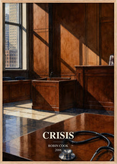 Crisis Book Watercolour Illustration by Robin Cook