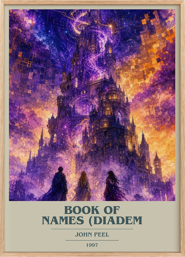 Book of Names (Diadem Book Cover Poster by John Peel