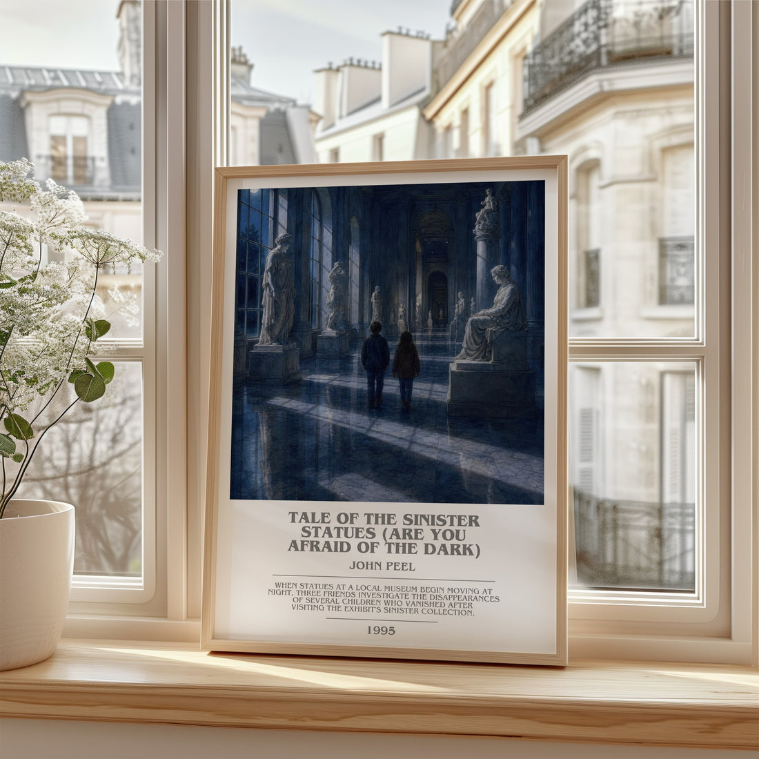 Tale of the Sinister Statues (Are You Afraid of the Dark) bookish poster colour and style options – John Peel book art