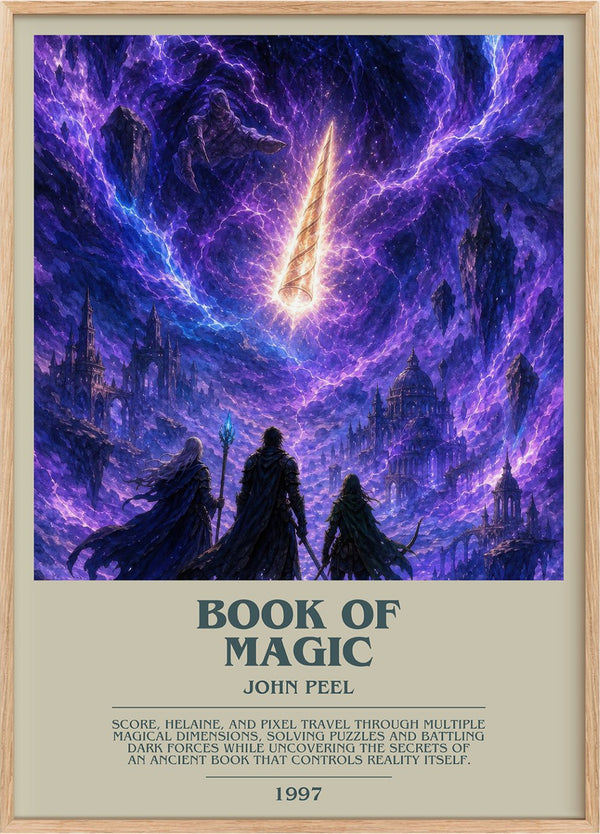 Book of magic Bookish Wall Art by John Peel