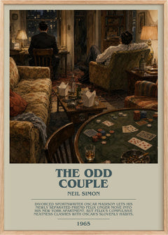 The odd couple Bookish Wall Art by Neil Simon