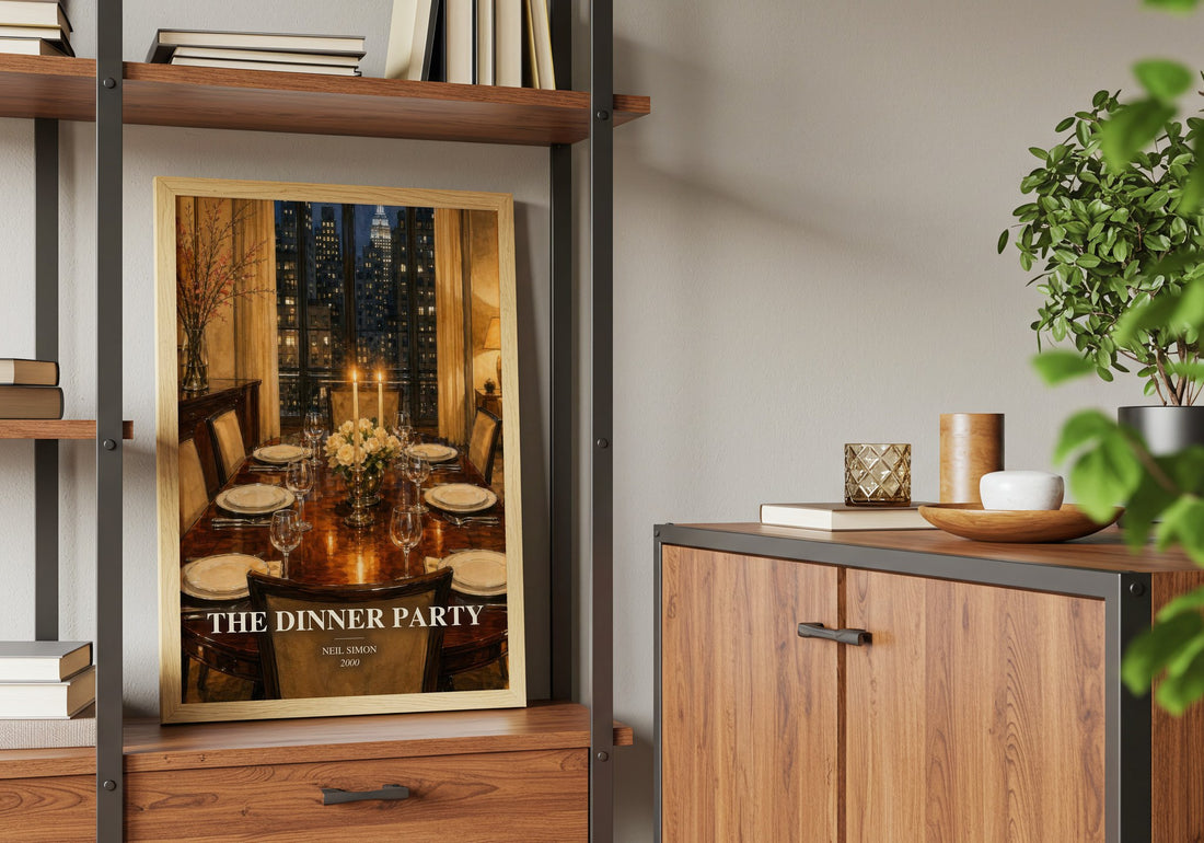 The Dinner Party book watercolour illustration paper finish options – matte satin gloss