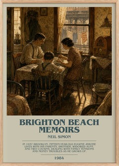 Brighton Beach memoirs Bookish Wall Art by Neil Simon