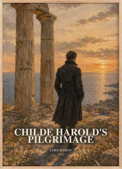 Childe Harold's pilgrimage Book Watercolour Illustration by Lord Byron